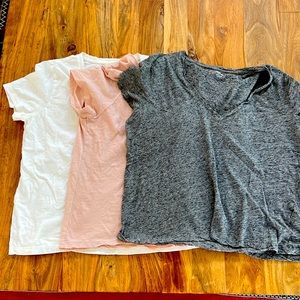 Lot of 3 Large Whisper Tee Madewell, no pockets